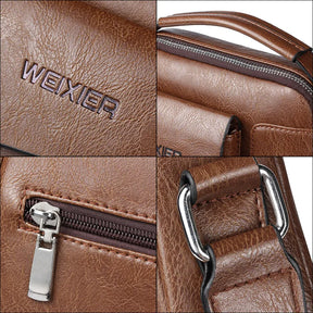 Versatile Men's Crossbody: Multi-function & Stylish Flap