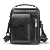 Versatile Men's Crossbody: Multi-function & Stylish Flap