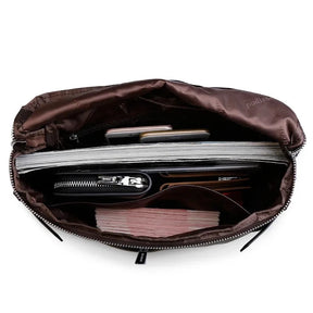 Classic Leather Briefcase: Stylish Messenger