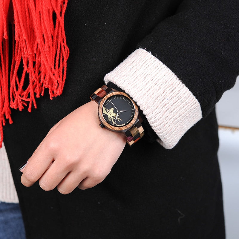 Wooden Wristwatch for Men and Women