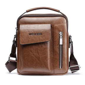 Versatile Men's Crossbody: Multi-function & Stylish Flap