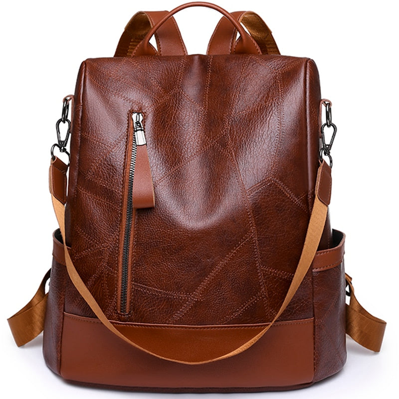 Women's Soft Leather Backpack