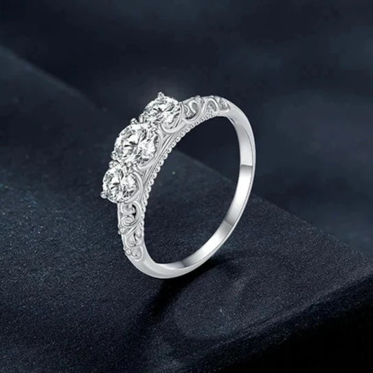 Radiant Moissanite Brilliance Ring