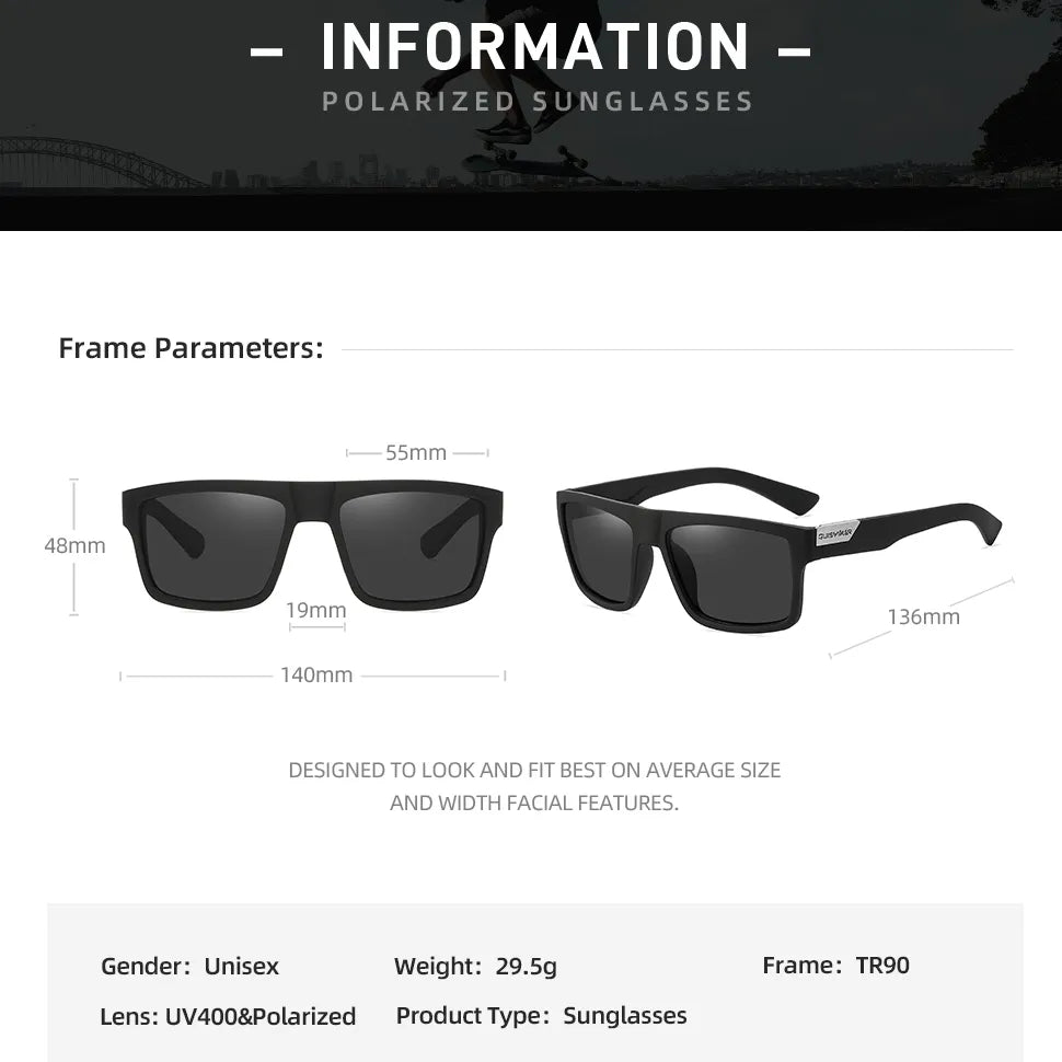 Polarized Perfection - Enhance Your View with UV400 Sport Sunglasses