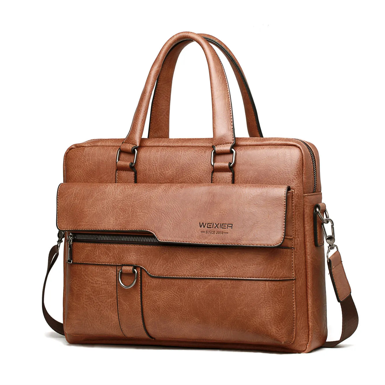 High-Quality Men's Business Briefcase: 14-inch Laptop Bag