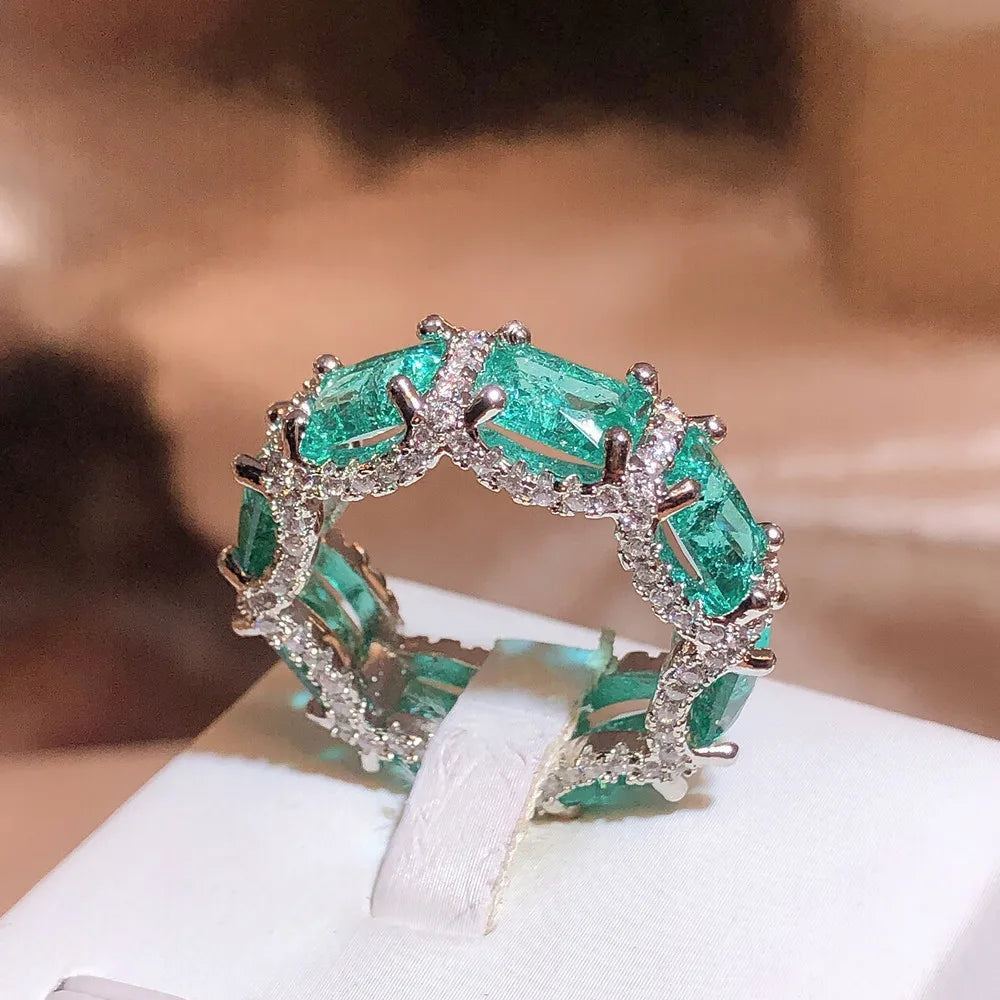 Paraiba Bliss: Luxe Zircon Ring