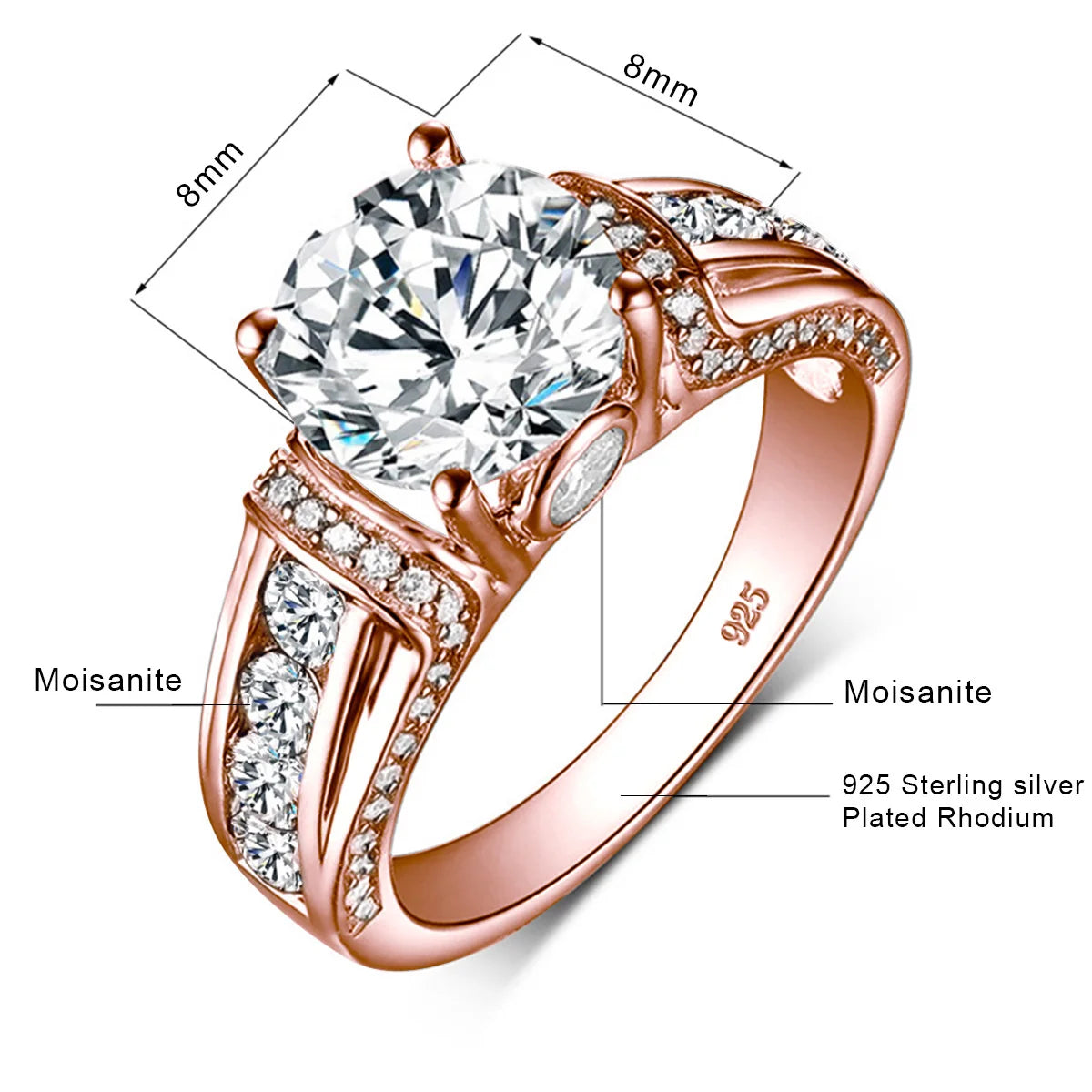 Eternal Brilliance - Moissanite Sparkle Ring