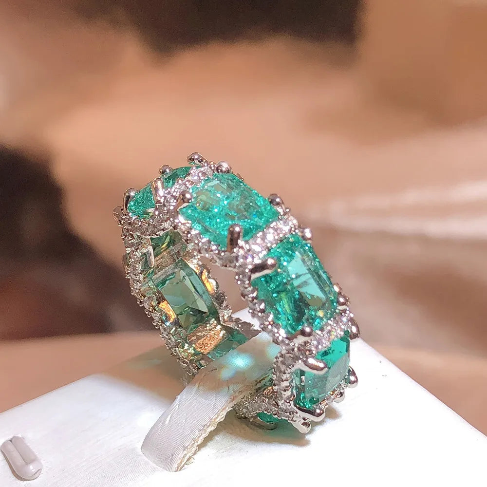 Paraiba Bliss: Luxe Zircon Ring