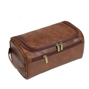 Vintage Explorer Toiletry Bag - Stylish Travel Organizer