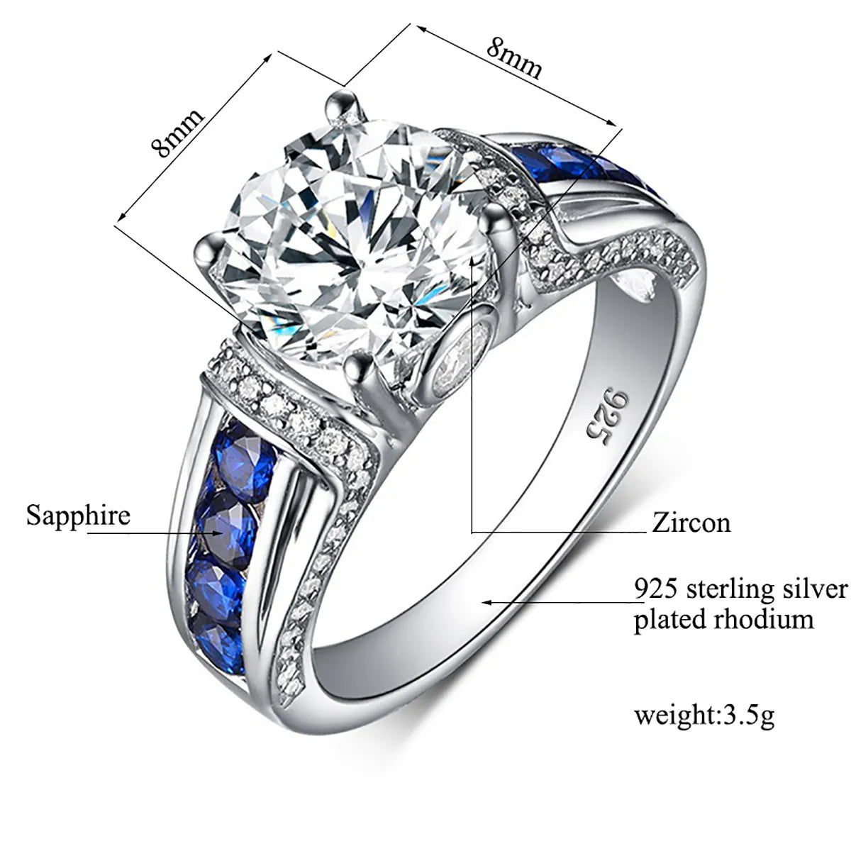 Eternal Brilliance - Moissanite Sparkle Ring