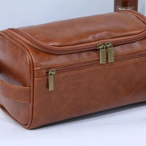 Vintage Explorer Toiletry Bag - Stylish Travel Organizer