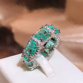 Paraiba Bliss: Luxe Zircon Ring