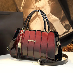 Elegant Patent Leather Crossbody Bag