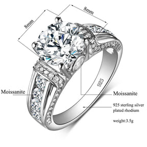 Eternal Brilliance - Moissanite Sparkle Ring