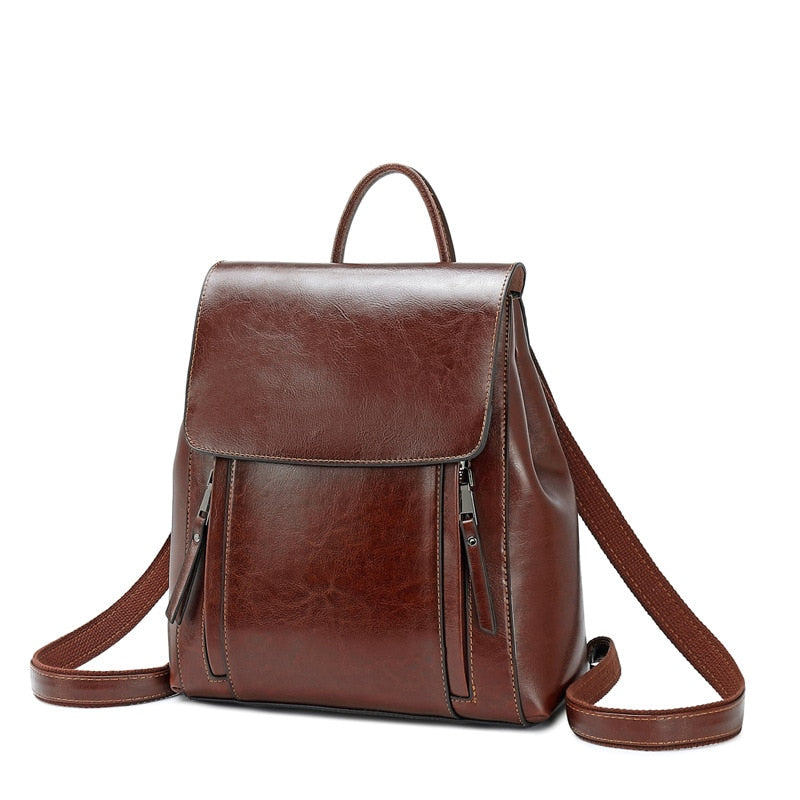 Leather Backpack Purses 