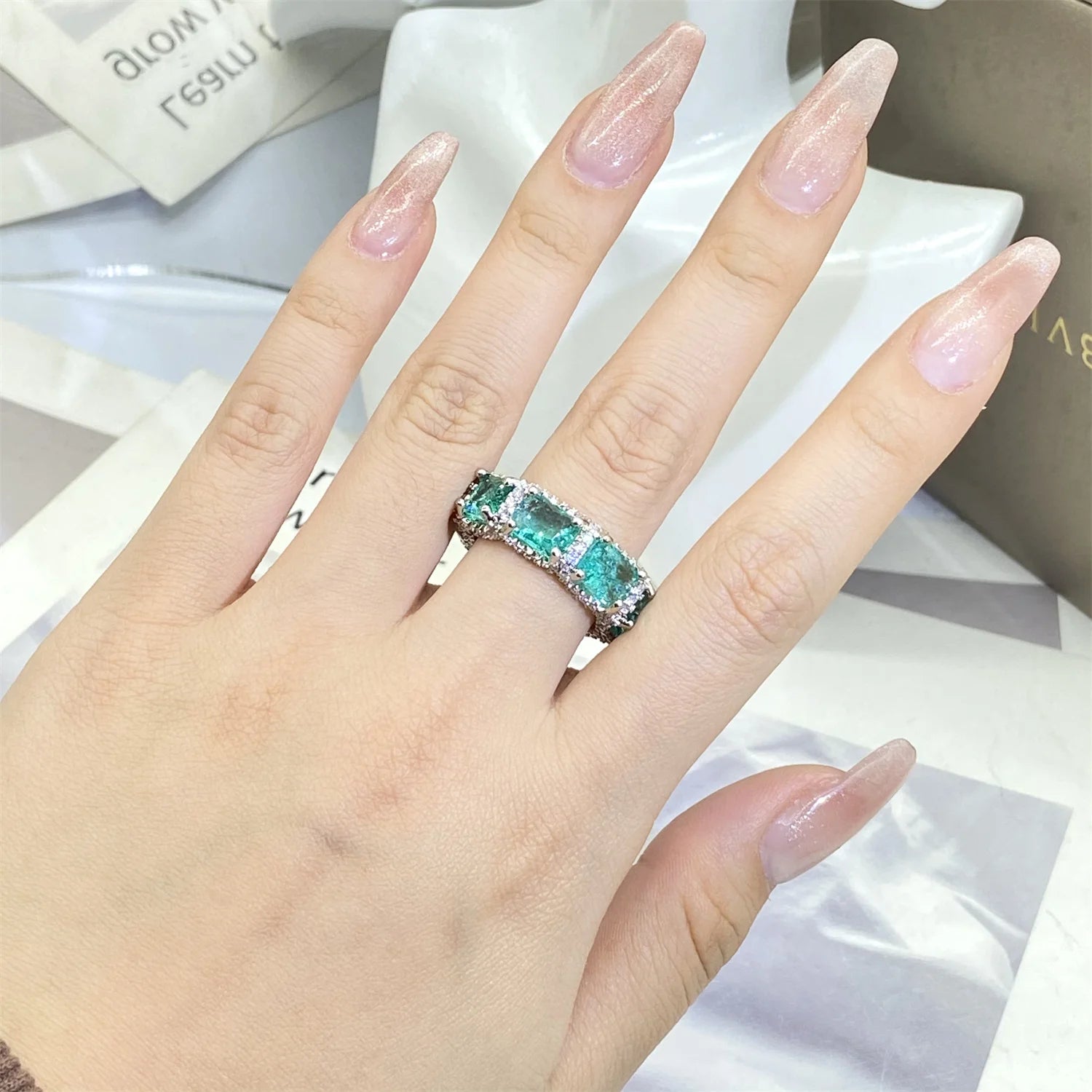 Paraiba Bliss: Luxe Zircon Ring