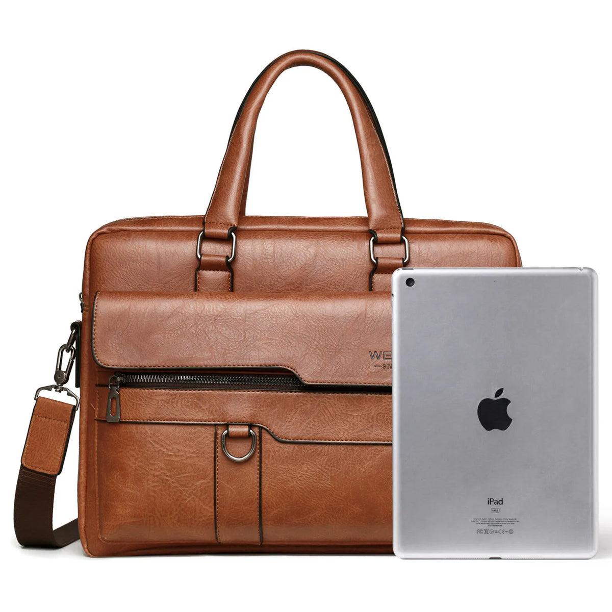 High-Quality Men's Business Briefcase: 14-inch Laptop Bag