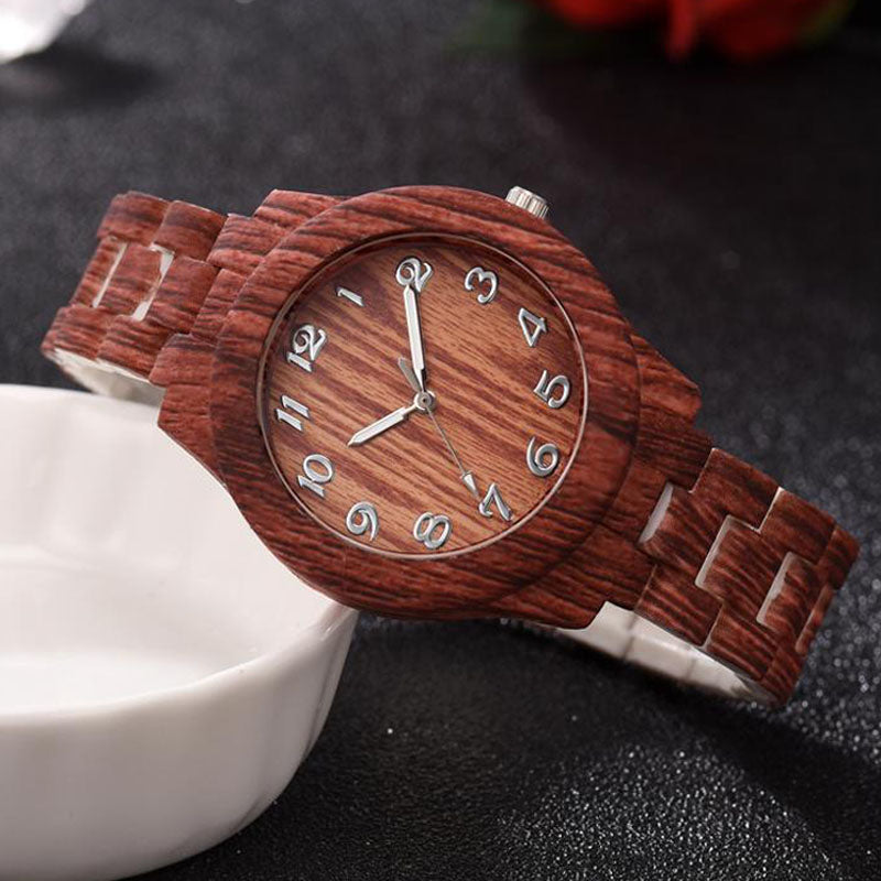 Wooden Wristwatch For Women 