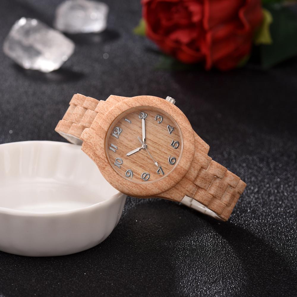 Wooden Wristwatch For Women 