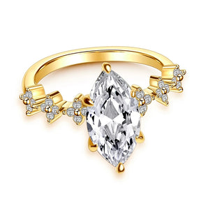 Dazzling Marquise Radiance Rings