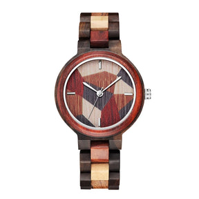 Timeless Wood Grain Elegance Watch