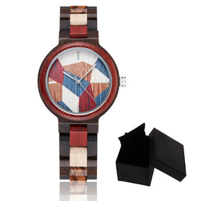 Timeless Wood Grain Elegance Watch