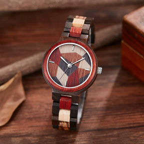 Timeless Wood Grain Elegance Watch