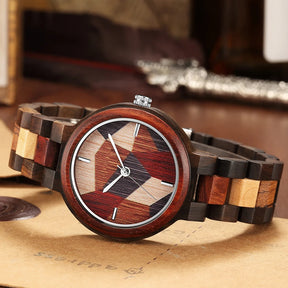 Timeless Wood Grain Elegance Watch