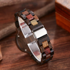 Timeless Wood Grain Elegance Watch