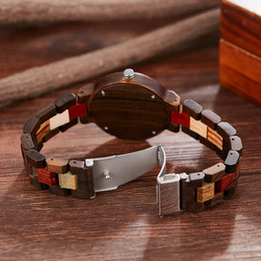 Timeless Wood Grain Elegance Watch